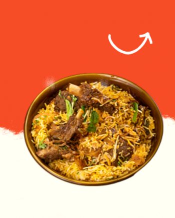 Lamb Biryani (With veg sauce)